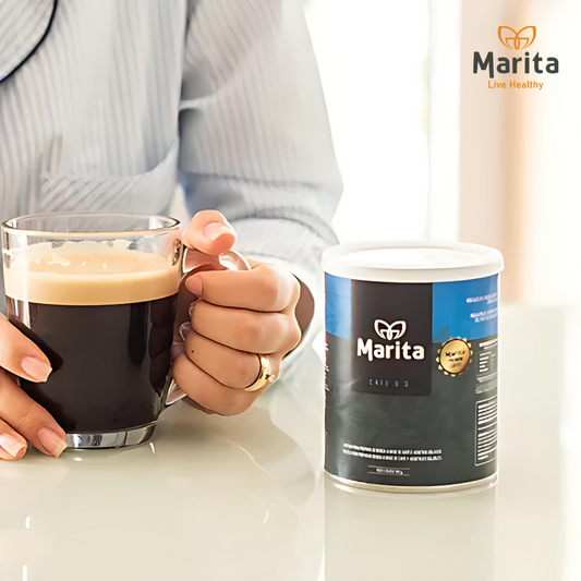 Marita 6.0 Instant Coffee, Focus Blend with Mint, Pomegranate, Guarana, Turmeric, MCT Oil, Acerola
