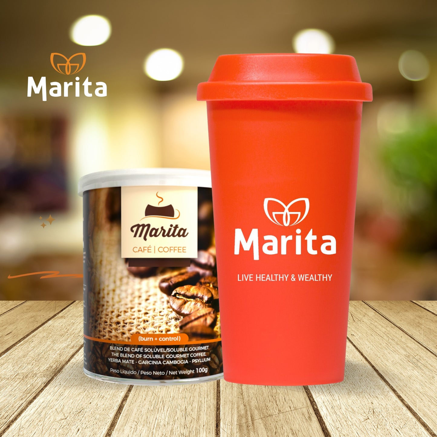 Marita Instant Coffee Burn + Control